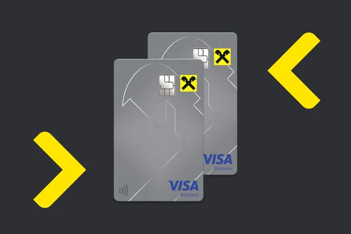Illustration zweier moderner, grauer Kreditkarten mit Contactless-Symbol, Mastercard- und Visa-Logo. Sie repräsentieren sichere und flexible Zahlungsmöglichkeiten für den Alltag und Online-Transaktionen.