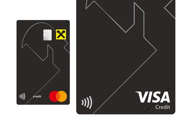 Modern black credit cards featuring an EMV chip and contactless symbol, bearing the Mastercard and Visa logos. They represent stylish, secure, and flexible payment options.